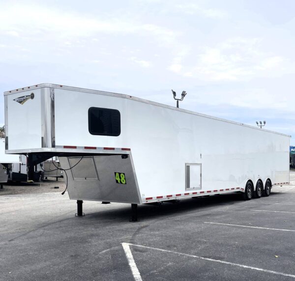 Enclosed Gooseneck Trailer 2025 48′ GN w/Big Man Bathroom #0055 - Image 7
