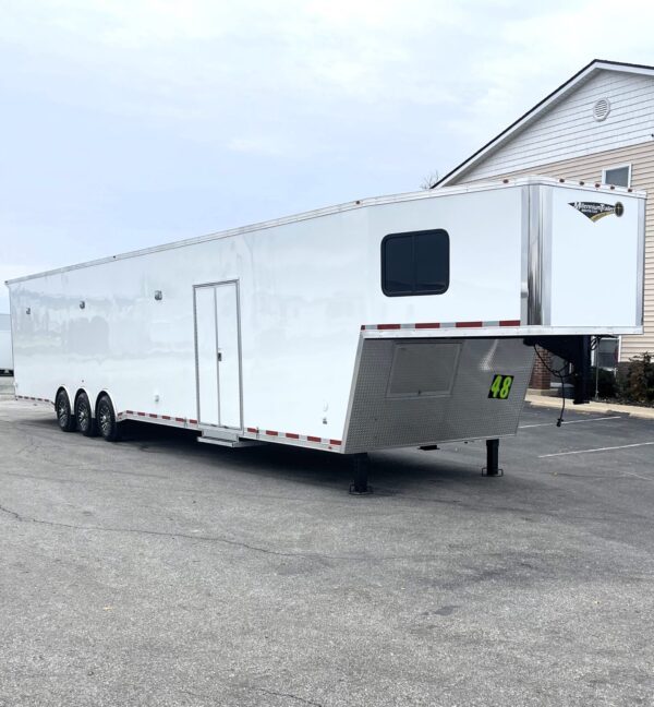 Enclosed Gooseneck Trailer 2025 48′ GN w/Big Man Bathroom #0055