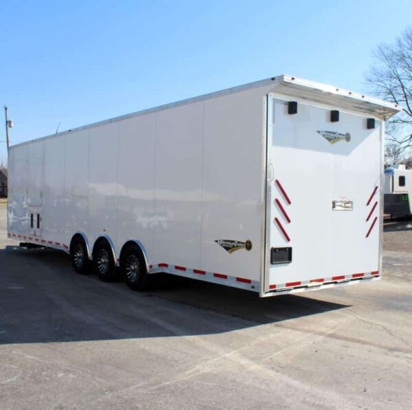Enclosed Car Trailer Full Bathroom 34′ Platinum Fully LOADED! #0084 - Image 8