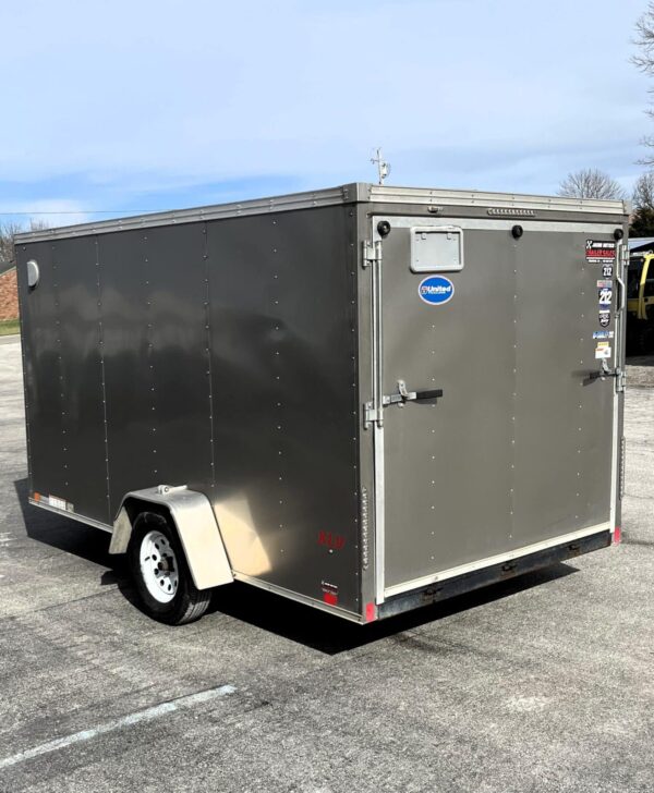 Used Enclosed Cargo Trailer 2018 7′ X 12′ United w/E-Track Installed #0092 - Image 6