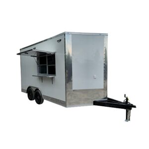 8.5' X 14' White Concession Food Event Catering Trailer