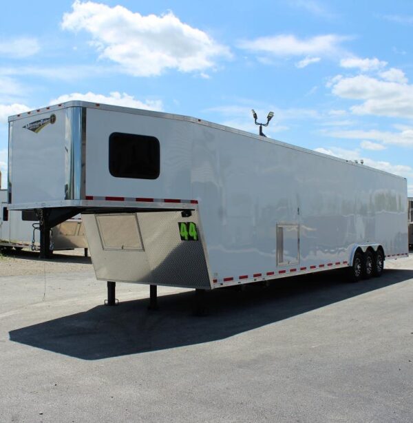 Enclosed Gooseneck Trailer  2024 44′ GN w/Big Man Bathroom #0094 - Image 9