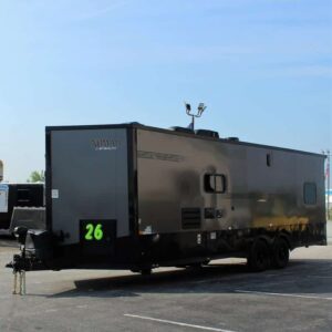 Enclosed Trailer Toy Hauler w/Living Quarters 2024 26′ Nomad Sleeps 6! #9219