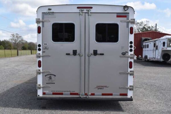 2007 American Spirit 8308LQ 3 Horse Trailer with 8′ Short Wall - Image 24