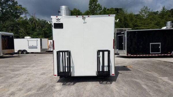 8.5' x 14' White Concession Food Trailer - Image 12