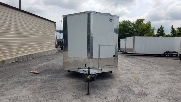 8.5' x 14' White Concession Food Trailer - Image 3