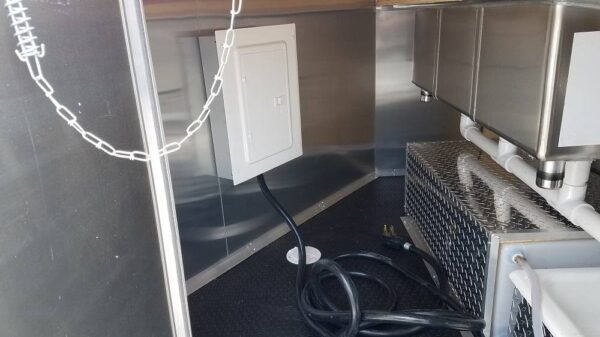 8.5' x 14' White Concession Food Trailer - Image 20