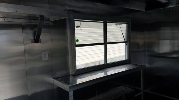 8.5' x 14' White Concession Food Trailer - Image 7