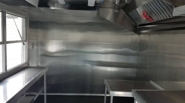 8.5' x 14' White Concession Food Trailer - Image 22