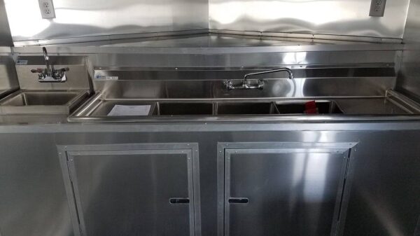 8.5' x 14' White Concession Food Trailer - Image 14
