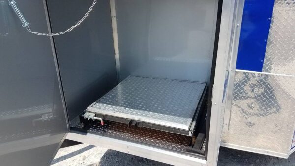 8.5' x 16' Cobalt Blue Concession Food Trailer - Image 28
