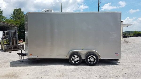 7' x 16' Arizona Beige Enclosed Custom Concession Trailer - Image 6