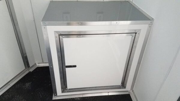 7' x 16' Arizona Beige Enclosed Custom Concession Trailer - Image 4