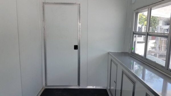 7' x 16' Arizona Beige Enclosed Custom Concession Trailer - Image 7