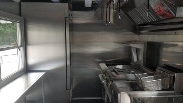 8.5' x 14' White Concession Food Trailer With Appliances - Image 13