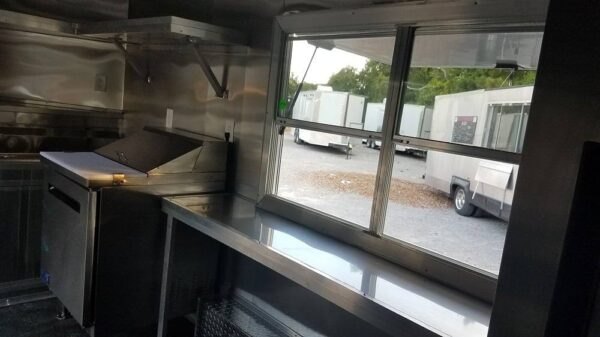 8.5' x 14' White Concession Food Trailer With Appliances - Image 16
