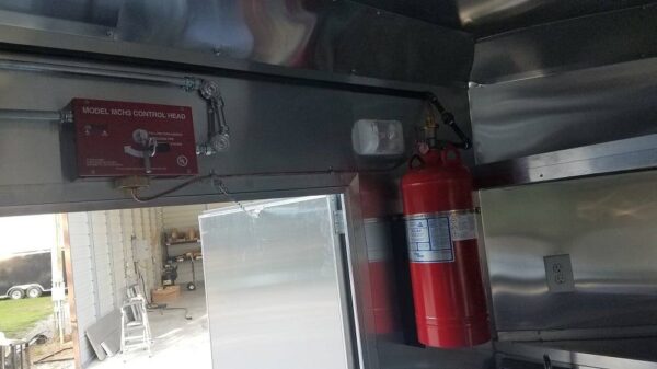 8.5' x 14' White Concession Food Trailer With Appliances - Image 7