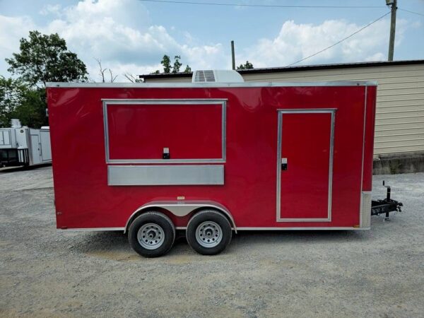 7' X 16' Flatfront Concession Trailer Food Event Catering - Image 11