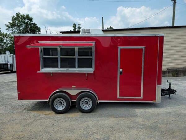 7' X 16' Flatfront Concession Trailer Food Event Catering - Image 14