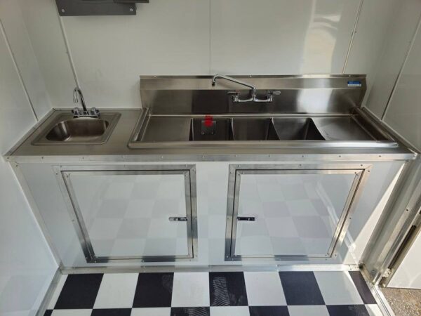 7' X 16' Flatfront Concession Trailer Food Event Catering - Image 23