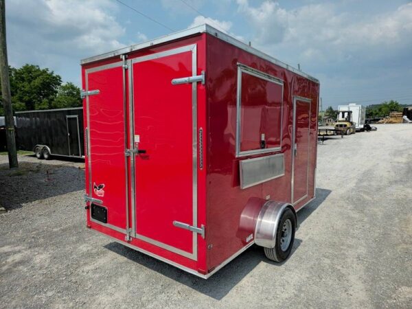 7' X 12' Flat Front Concession Trailer Food Event Catering - Image 8
