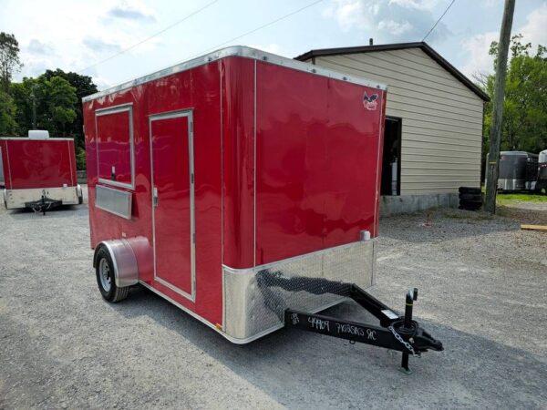 7' X 12' Flat Front Concession Trailer Food Event Catering - Image 10