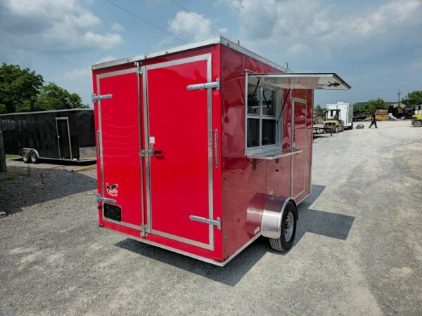 7' X 12' Flat Front Concession Trailer Food Event Catering - Image 11