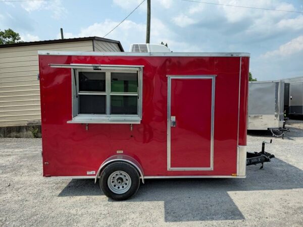 7' X 12' Flat Front Concession Trailer Food Event Catering - Image 12