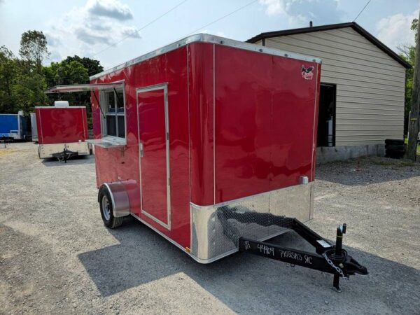 7' X 12' Flat Front Concession Trailer Food Event Catering - Image 13