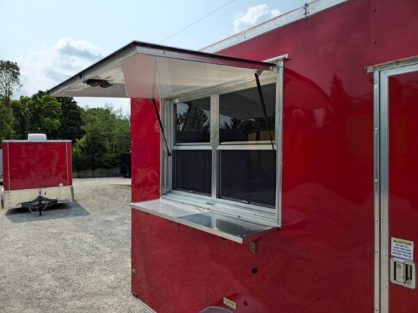 7' X 12' Flat Front Concession Trailer Food Event Catering - Image 14