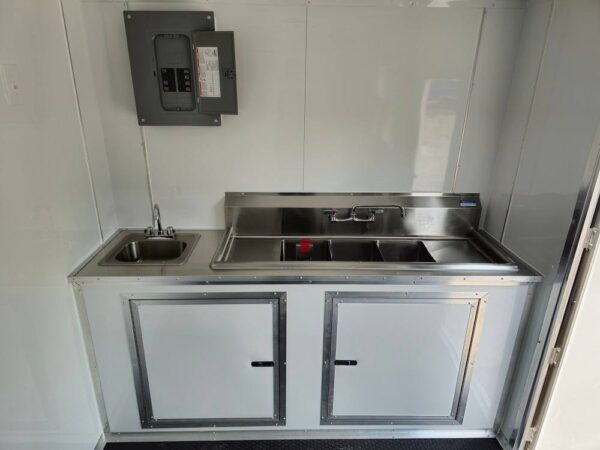 7' X 12' Flat Front Concession Trailer Food Event Catering - Image 20