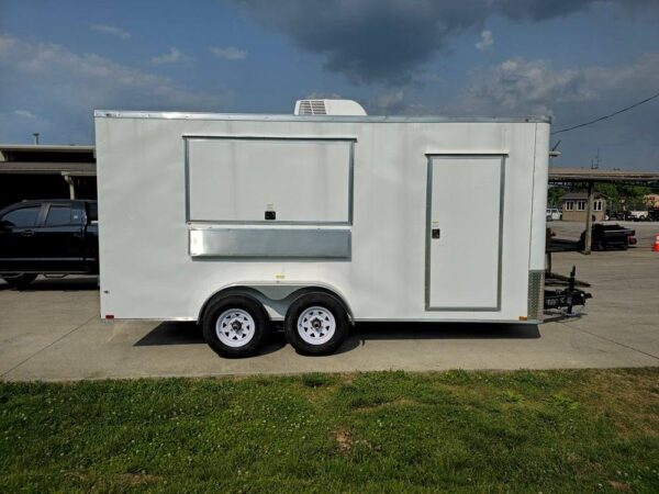 7' X 16' Flatfront Concession Trailer Food Event Catering - Image 33
