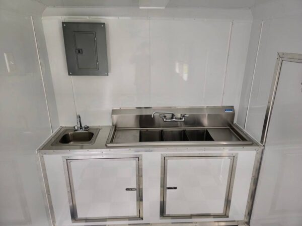 7' X 16' Flatfront Concession Trailer Food Event Catering - Image 42