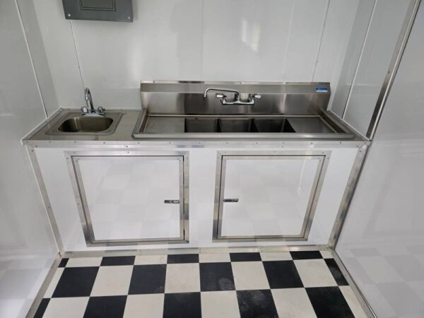 7' X 16' Flatfront Concession Trailer Food Event Catering - Image 43