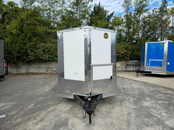7' X 12' White Concession Trailer Food Event Catering - Image 2