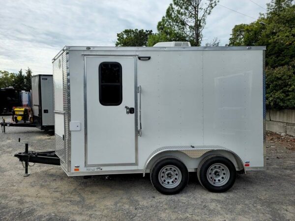 7' X 12' White Concession Trailer Food Event Catering - Image 4