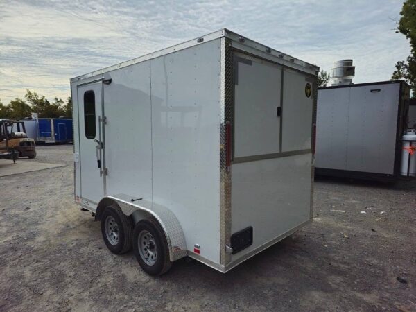 7' X 12' White Concession Trailer Food Event Catering - Image 5