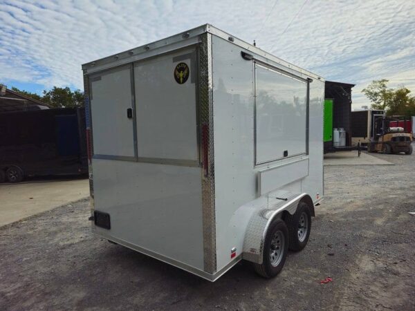 7' X 12' White Concession Trailer Food Event Catering - Image 7