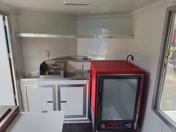 7' X 12' White Concession Trailer Food Event Catering - Image 16