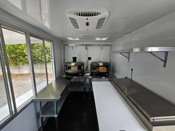 7' X 12' White Concession Trailer Food Event Catering - Image 20