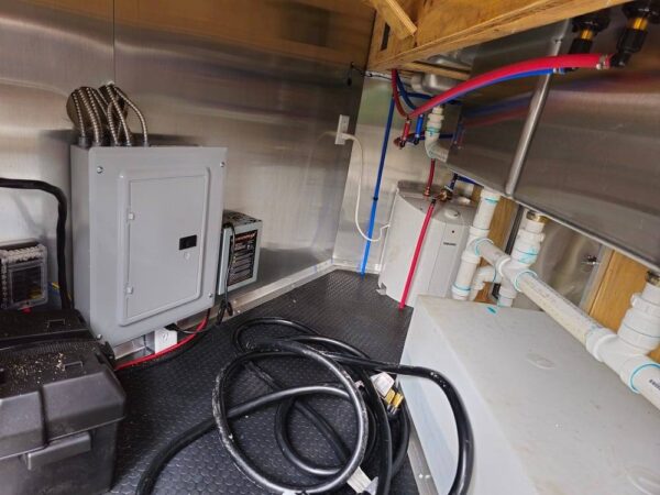 8.5' X 12' Cobalt Blue Food Event Catering Concession Trailer - Image 9