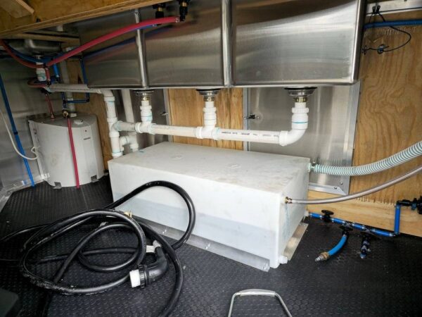 8.5' X 12' Cobalt Blue Food Event Catering Concession Trailer - Image 10