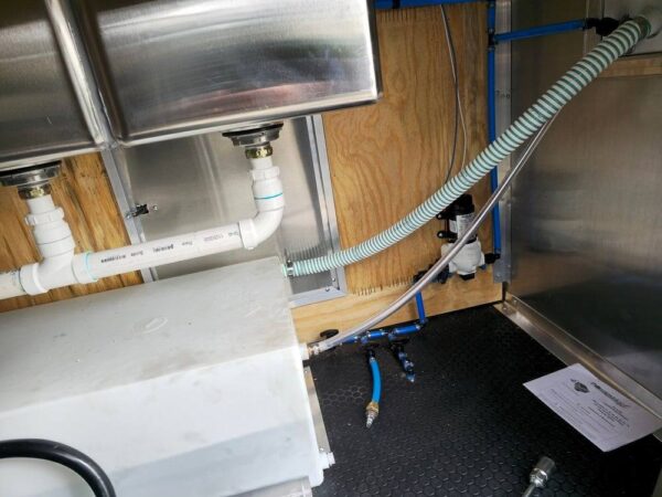 8.5' X 12' Cobalt Blue Food Event Catering Concession Trailer - Image 12