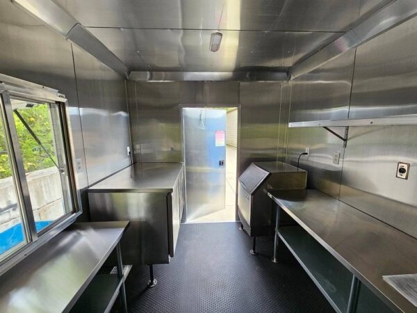 8.5' X 12' Cobalt Blue Food Event Catering Concession Trailer - Image 18