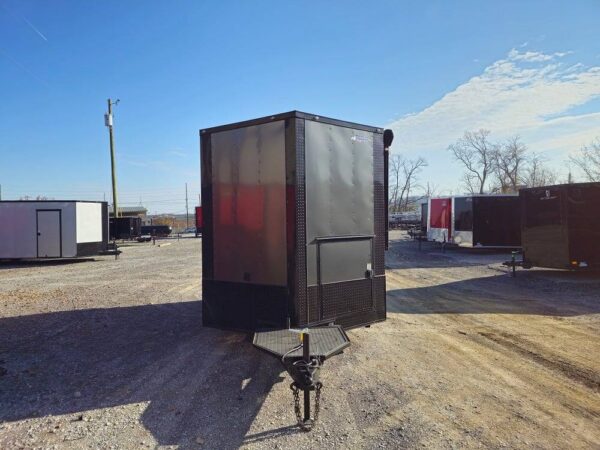8.5' X 12' Charcoal Special Effects Enclosed Trailer - Image 3