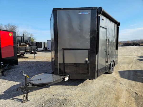 8.5' X 12' Charcoal Special Effects Enclosed Trailer - Image 4