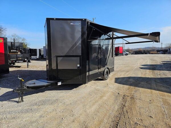 8.5' X 12' Charcoal Special Effects Enclosed Trailer - Image 16