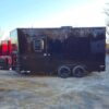 8.5' X 16' Black Food Event Catering Concession Trailer - Image 9
