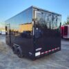 8.5' X 16' Black Food Event Catering Concession Trailer - Image 11