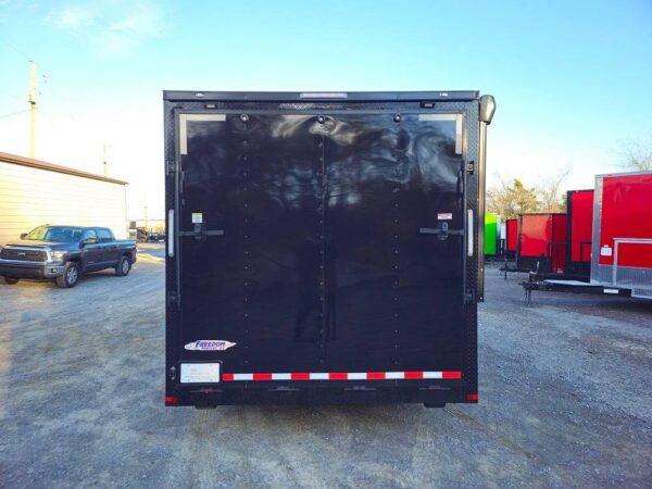 8.5' X 16' Black Food Event Catering Concession Trailer - Image 12